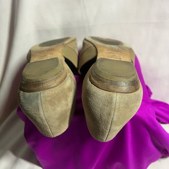 Eileen Fisher Beige Suede Flats - Picture 11 of 11